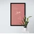 Plakat mucka s klobčičem in napisom Love - 20x30 black