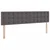 Krevet s od storage s madracem Siva 200 x 200 cm Lažna koža