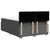 Vidaxl Box spring postelja z vzmetnico temno siva 160x200 cm blago