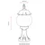 Lessentiel Maison Spoljna zidna lampa BSU-68187-BSY-M5-KOP, 50 cm, IP65, E27, 40W, Crna