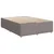 Vidaxl Box spring postelja z vzmetnico taupe 140x190 cm blago