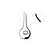 RIEDEL BLACK TIE OCCHIO NERO Dekanter za vino, 1.21L, Crna linija