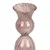 Rjav steklen svečnik PT LIVING Swirl, višina 17 cm