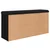 Klupa za cipele crna 102 x 32 x 50 cm od konstruiranog drva