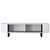 Hanah Home TV Komoda Yildiz, 180x50x30 cm, Belo-Crna