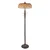 Endon 111921 - Podna lampa Tiffany MILLE FEUX, 2xE27/10W/230V, prečnik 45 cm