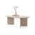 Hanah Home Klub sto Oscar-9544, 128x42x80 cm, Krem