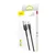 BASEUS Cafule USB na Micro USB kabel 2.4A 1m (sivo-črn)