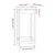 vidaXL Barska miza 50x50x110 cm trdna borovina