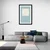 Plakat s paspartujem in modernim vzorcem - 60x90 white