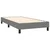 Vidaxl Box spring postelja z vzmetnico LED temno siva 90x190 cm blago