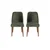 Hanah Home Set 2 trpezarijske stolice Orah