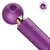 SuperLove 3in1 Ultimate Suction Pulsation Thrusting Massage Wand Purple
