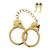 Taboom Luxury BDSM Handcuffs Gold Plated