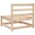 Vrtna sofa 70 x 70 x 67 cm od masivne borovine