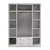 HANAH HOME Ormar mat bele boje Rb 185 18 (167RAB1208 )
