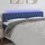 Vidaxl LED posteljno vzglavje modro 180x7x78/88 cm blago