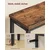 Songmics Konzolna miza 20x80x812 cm vintage rjava