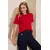 Trendyol Milla Ženska majica TWOSS25TS00002, Crvena