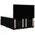 Vidaxl Box spring posteljni z vzmetnico črn 140x190 cm blago