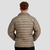 GymBeam Men‘s Puffer Jacket Vetiver/Black