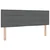 vidaXL Postelja boxspring z vzmetnico Temno siva 140 x 190 cm Blago