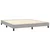 Vidaxl Box spring postelja z vzmetnico LED sv. siva 160x200 cm blago