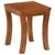 Set uklapajućih stolića 3 kom 50x35x50 cm smeđi drvo bagrema
