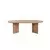 Nordure Klub sto Sable, 119x60x40cm, Braon