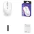 Cudy MS9945, bluetooth bežieni miš sa tihim klikovima 2.4 GHz,opticki USB 800-1600 DPI,White,112 mm