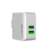Kucni punjac LDNIO A2203 dual USB 2.4A + iPhone Lightning kabel beli