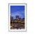 Plakat s paspartujem most v Brooklynu - 60x90 silver