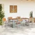 Stolica koja se može slagati 6 pcs Smeđa 56 x 57 x 87 cm