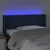 Vidaxl vidaXL Vzglavje postelje z LED modro 103x16x78/88 cm blago