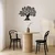 Wallity Zidna dekoracija Monumental Tree 19, 58x70 cm, 1.5 cm, Crna