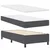 LED Box Spring Krevet Tamno siva i bijela 100 x 200 cm