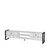 HANAH HOME TV polica Mora White Black