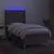 Vidaxl Box spring postelja z vzmetnico LED taupe 90x200 cm blago