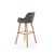 eoshop Barski stol H-93, temno siva