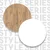Hanah Home Barski sto 120x101,8x51,6cm Bež-Beli