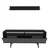 Hanah Home TV komoda Ola, 160x35x64,5 cm, Crna