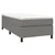 Vidaxl Box spring postelja z vzmetnico temno siva 100x200 cm blago