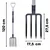 Vrtne vile 120 cm HARD-LINE (6)