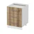 Hanah Home kuhinjski element Minar 4165, 60 cm, beli / dore