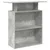 Recepcijski stol beton sivi 100x40x104 cm konstruirano drvo