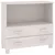 Komoda HAMAR bijela 85 x 35 x 80 cm od masivne borovine