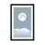 Plakat s paspartujem lunin ščip - 60x90 silver