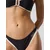 Karl Lagerfeld Bikini hlačke črna/off-bela