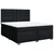 vidaXL vidaXL Box spring postelja z vzmetnico črna 180x200 cm blago, (21321439)