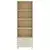 Visoka komoda HAMAR boja meda 60 x 35 x 180 cm masivna borovina
